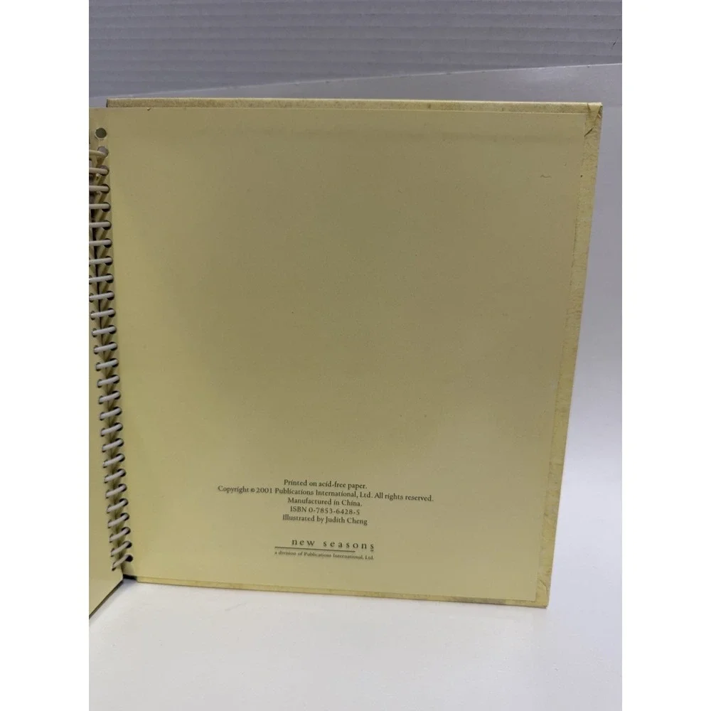 Spiral Bound Greeting Card Organizer With Pockets With Address Book & Cards